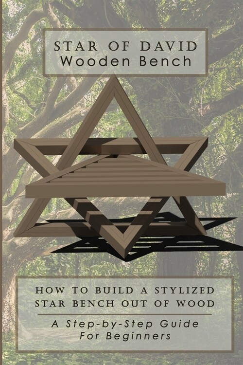 Star of David Wooden Bench - How To Build a Stylized Star Bench out of Wood: A Step-by-Step Guide for Beginners (Paperback)