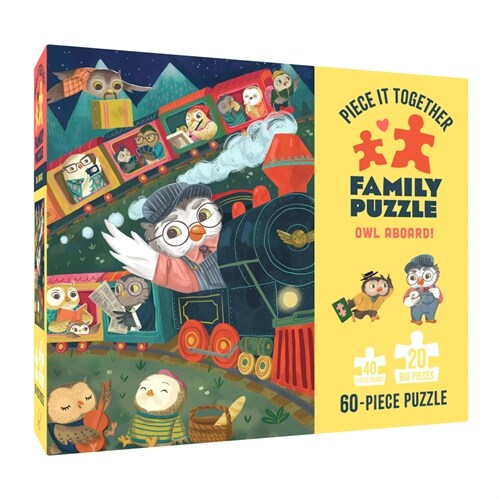 Piece It Together Family Puzzle: Owl Aboard! (Board Games)