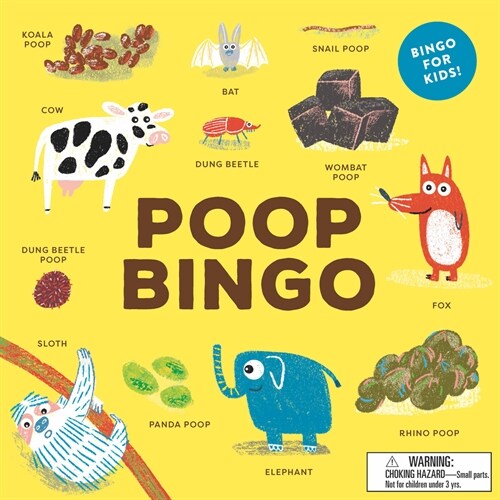 Poop Bingo: A Hilarious and Fascinating Educational Game for Kids! (Board Games)