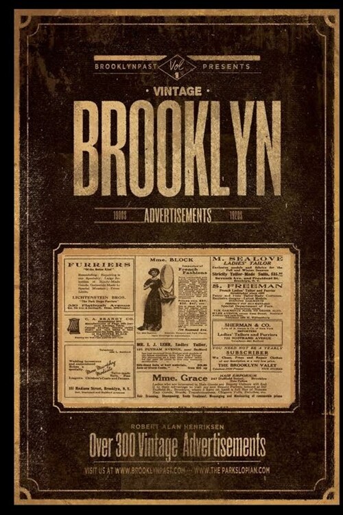 Vintage Brooklyn Advertisements Vol 1 (Paperback)