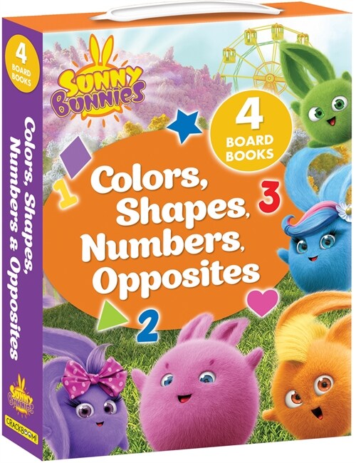Sunny Bunnies: Colors, Shapes, Numbers & Opposites: 4 Board Books (Us Edition) (Board Books)