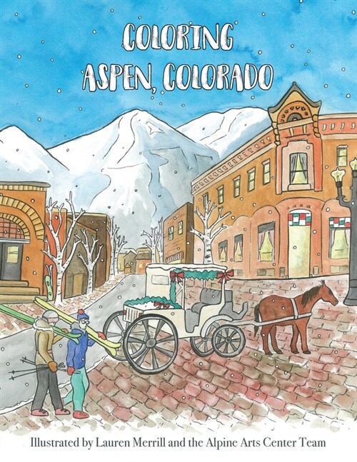 Coloring Aspen, Colorado (Paperback)