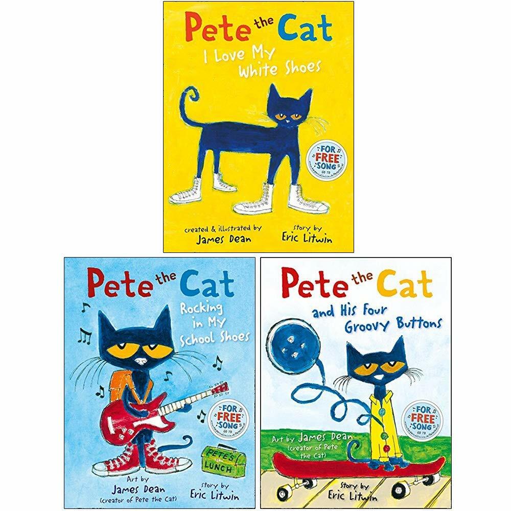 피트 더 캣 원서 그림책 3권 세트 Pete The Cat  Collection (Paperback 3권)
