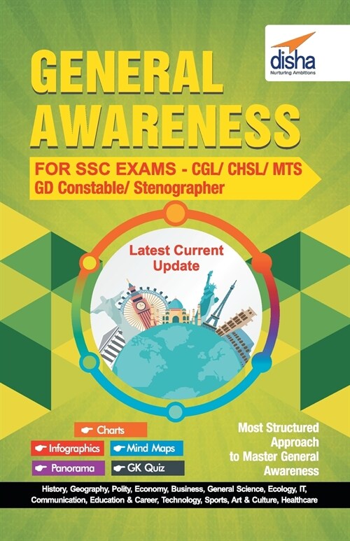 General Awareness for SSC Exams - CGL/ CHSL/ MTS/ GD Constable/ Stenographer (Paperback)
