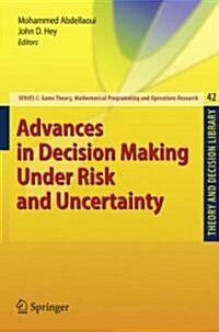 Advances in Decision Making Under Risk and Uncertainty (Hardcover)