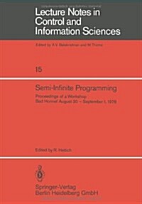 Semi-Infinite Programming: Proceedings of a Workshop, Bad Honnef, August 30 - September 1, 1978 (Paperback)