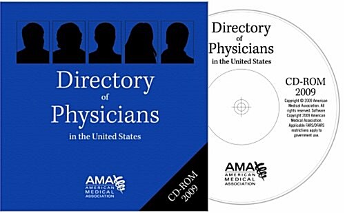 Directory of Physicians in the United States 2009 CD-ROM: Single User (Hardcover)