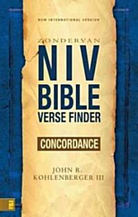 NIV Bible Verse Finder Concordance (Hardcover)