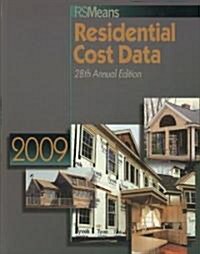 RSMeans Residential Cost Data 2009 (Paperback, 28th)