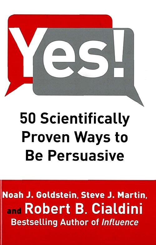 [중고] Yes!: 50 Scientifically Proven Ways to Be Persuasive (Hardcover)
