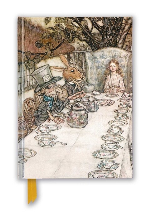 Arthur Rackham: Alice In Wonderland Tea Party (Foiled Blank Journal) (Notebook / Blank book, New ed)