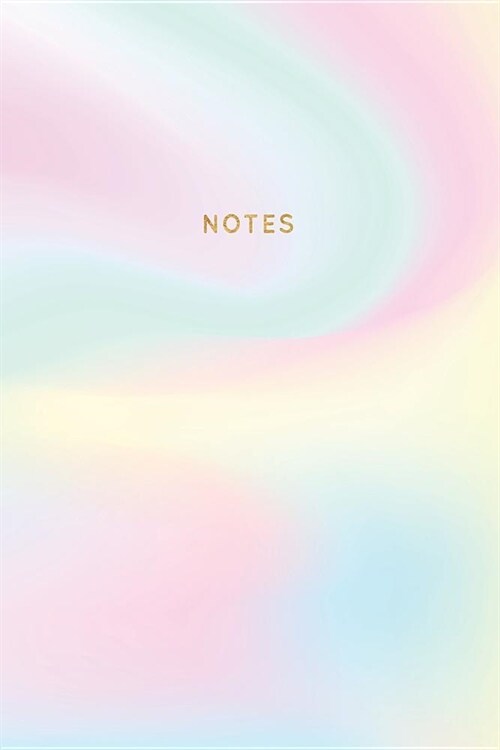 Notes: Lined Notebook Journal - Holographic Effect (Paperback)