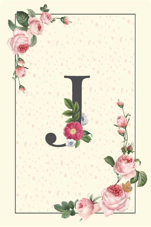 Daily To Do List Notebook J: Simple Floral Initial Monogram Letter J - 100 Daily Lined To Do Checklist Notebook Planner And Task Manager Undated Wi (Paperback)