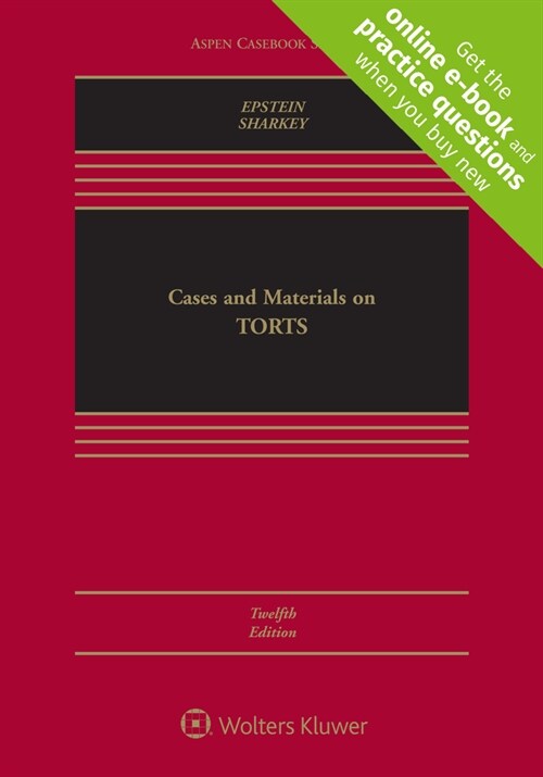 Cases and Materials on Torts (Loose Leaf, 12)