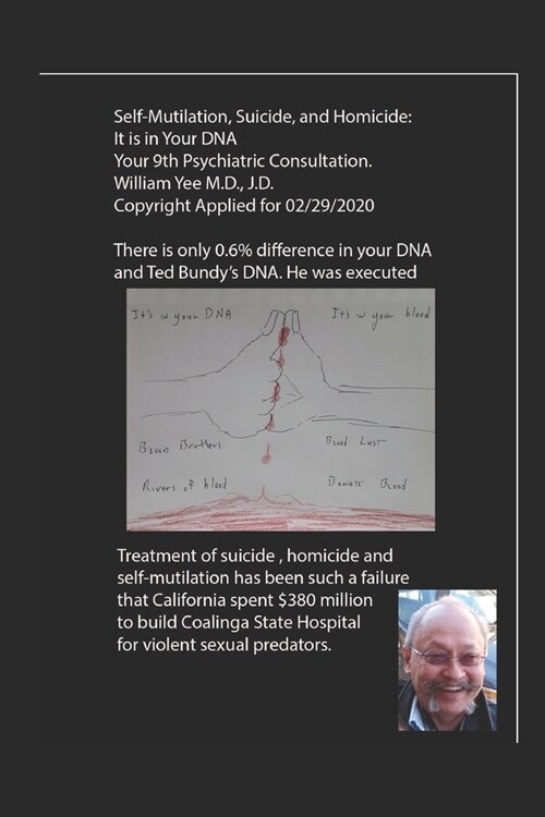 Self-Mutilation, Suicide, and Homicide: It is in Your DNA Your 8th Psychiatric Consultation. (Paperback)