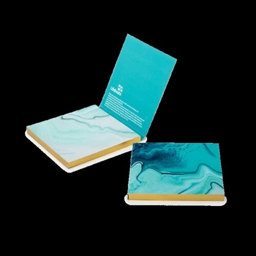 Aqua Marine Sticky Notes (Notebook / Blank book)