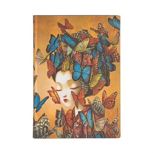 Paperblanks Flexis Madame Butterfly (Esprit de Lacombe) Softcover Notebook, Lined - MIDI (Other)