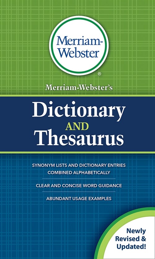 Merriam-Websters Dictionary and Thesaurus (Mass Market Paperback)
