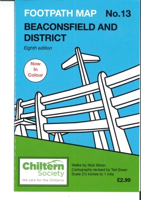 Chiltern Society Footpath Map No. 13 Beaconsfield and District : Eighth Edition - In Colour (Paperback, 8 Revised edition)