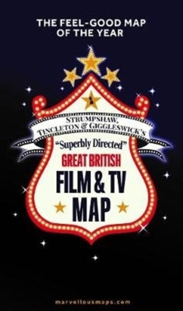 Great British Film & TV Map (Sheet Map, folded)