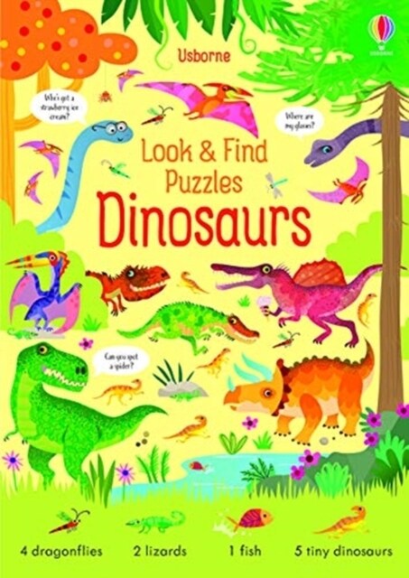 Look and Find Puzzles Dinosaurs (Paperback)