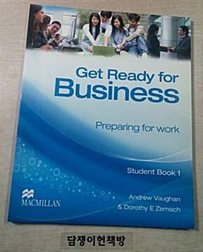 [중고] Get Ready for Business 1 Student‘s Book (Paperback)
