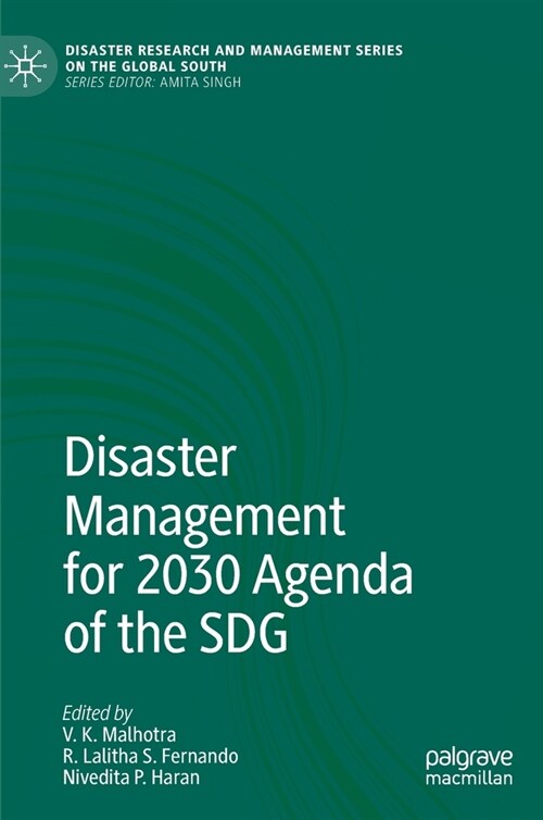 Disaster Management for 2030 Agenda of the SDG (Hardcover)