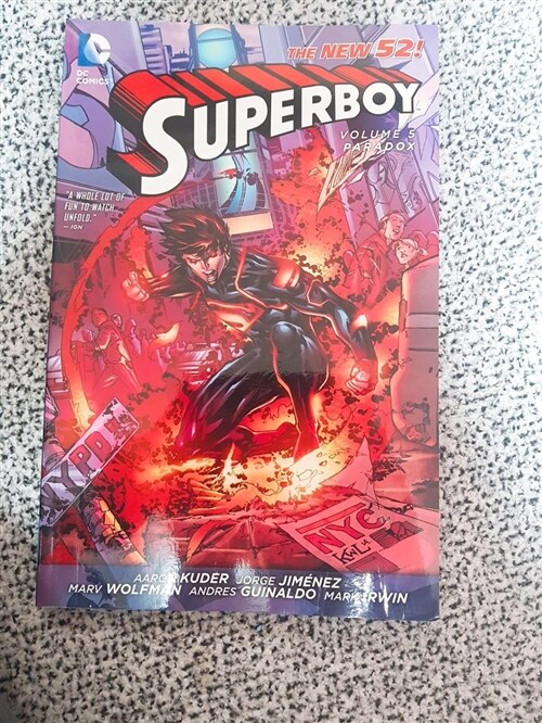 [중고] Superboy Vol. 5: Paradox (the New 52) (Paperback, 52, Revised)