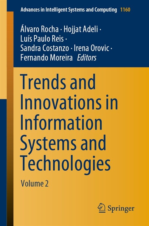 Trends and Innovations in Information Systems and Technologies: Volume 2 (Paperback, 2020)