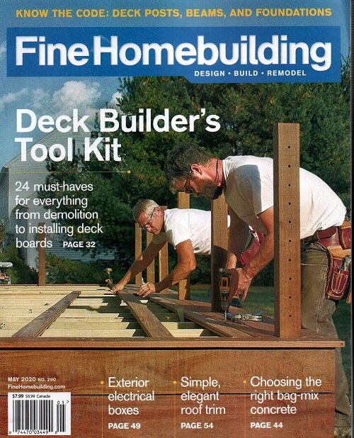 Fine Homebuilding (격월간 미국판): 2020년 05월호