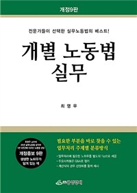 개별 노동법 실무 : 85개 실무테마 : 전문가들이 선택한 실무노동법의 베스트! 