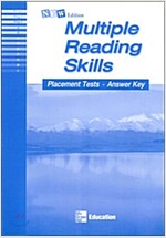[중고] New Multiple Reading Skills : Placement Tests and Answer Key (Paperback)