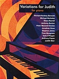 Variations for Judith: Piano Easy to Intermediate (Paperback)