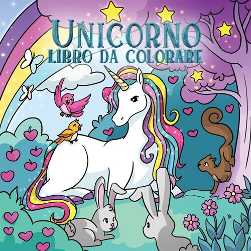 Unicorno libro da colorare: Per bambini dai 4 agli 8 anni (Paperback)