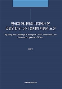 한국과 아시아의 시각에서 본 유럽연합 민·상사 법제의 빅뱅과 도전