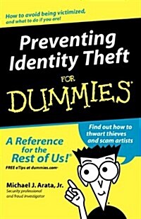 Preventing Identity Theft For Dummies (Paperback)