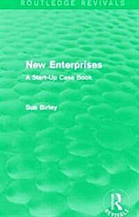 New Enterprises (Routledge Revivals) : A Start-Up Case Book (Hardcover)