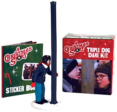 A Christmas Story Triple Dog Dare Kit [With 6 Figurine of Flick and Sticker Book] (Other)