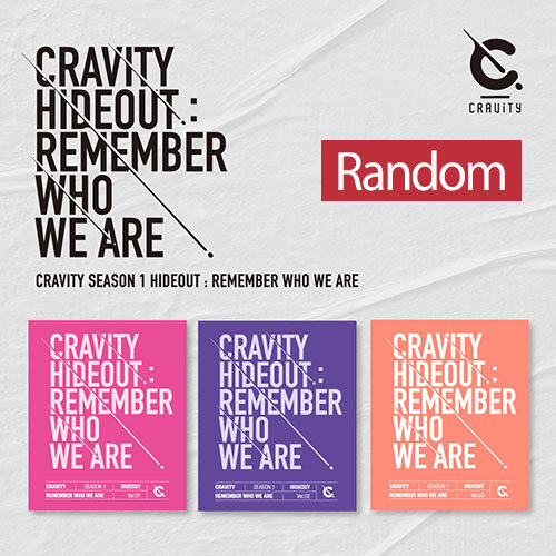 CRAVITY(크래비티) SEASON1. [HIDEOUT: REMEMBER WHO WE ARE] [버전 3종 중 랜덤발송]