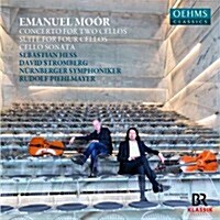[수입] Sebastian Hess - 엠마뉴엘 무어: 두 대의 첼로를 위한 협주곡 & 첼로 소나타 (Emanuel Moor: Double Cello Concerto & Cello Sonata)(CD)