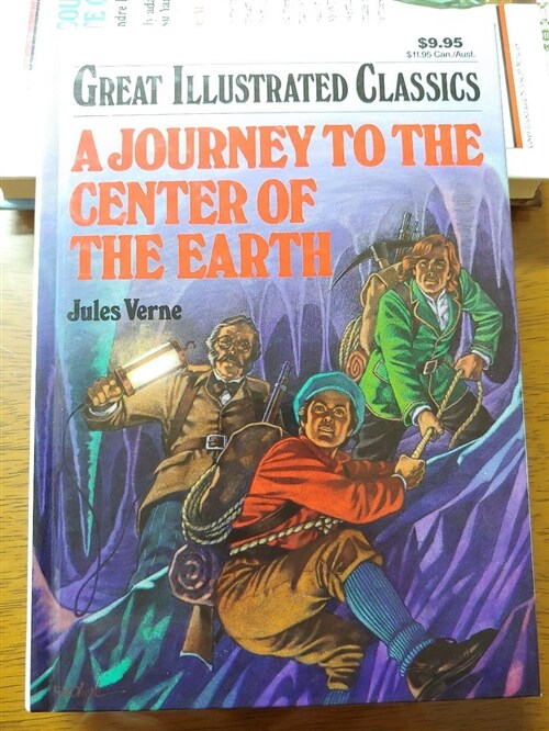 [중고] A Journey to the Center of the Earth (Great Illustrated Classics) (Library Binding)