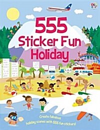 555 Sticker Fun Holiday (Paperback)