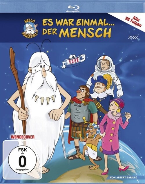 Es war einmal der Mensch, 3 Blu-rays (Blu-ray)