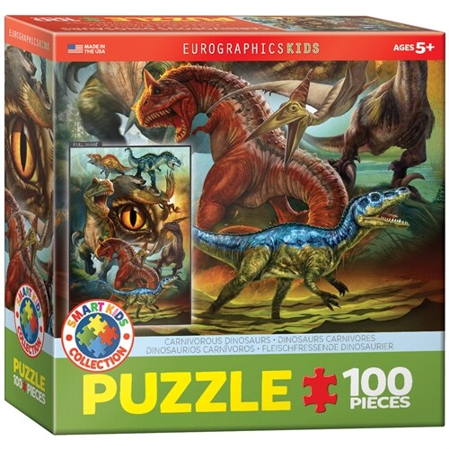 Carnivorous Dinosaurs 100-Piece Puzzle (Other)