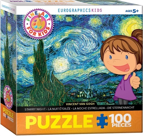 Starry Night by Vincent Van Gogh 100-Piece Puzzle (Other)