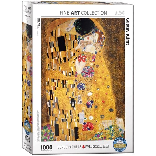 The Kiss by Gustav Klimt 1000-Piece Puzzle (Other)