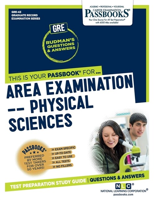 Area Examination - Physical Sciences (Gre-43): Passbooks Study Guide Volume 43 (Paperback)