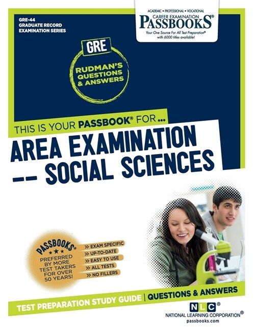 Area Examination - Social Sciences (Gre-44): Passbooks Study Guide Volume 44 (Paperback)