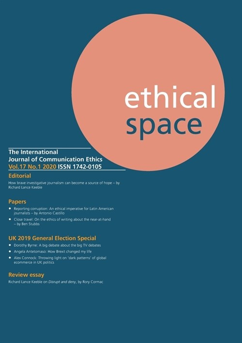 Ethical Space Vol.17 Issue 1 (Paperback)