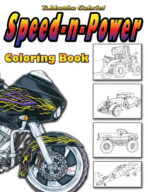 Speed-n-Power Coloring Book (Paperback)